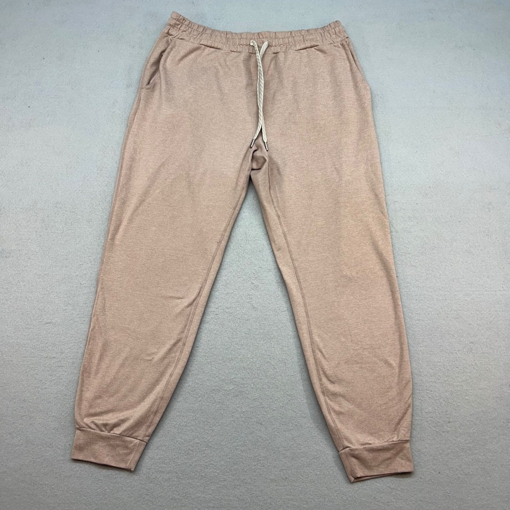 Vuori Performance Jogger Dusty Rose Heather DreamKnit VW303 Womens M